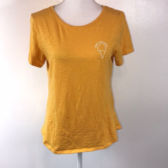 old navy yellow top